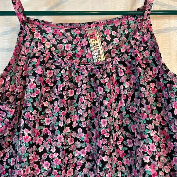 Beautees Floral Top Kids (Girl) Sz Small - Picture 2 of 6